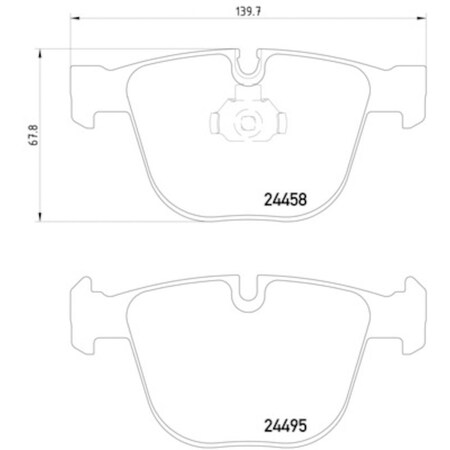 Pagid Brakes Disc Brake Pad, 355013171 355013171